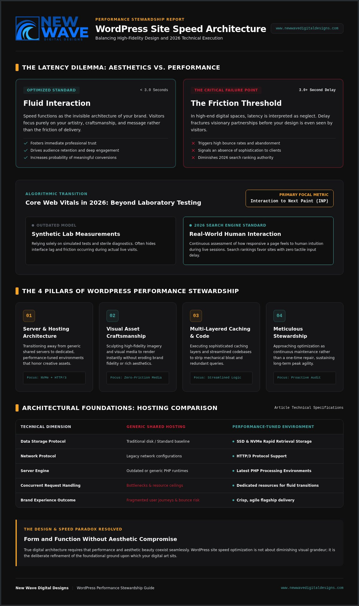 WordPress Site Speed Optimization: The Architect’s Guide to Digital Performance in 2026